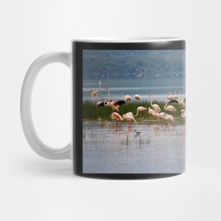 Flamingos at Lake Nakuru Kenya Mug